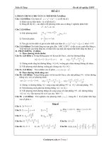 60 đề onthi TNTHPT(đáp án)