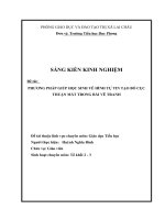 Phương pháp giúp học sinh vẽ hình tự tintạo bố cục thuận mắt trong bài vẽ tranh