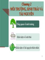 MÔI TRƯỜNG, SINH THÁI VÀ TÀI NGUYÊN