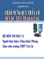 Bài 18. Ví dụ về cách viết và sử dụng Chương Trình Con