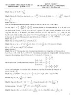 ĐA thi thư ĐH 2012-2013