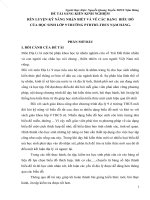 SKKN: RÈN LUYỆN KĨ NANG VE BIEU ĐO