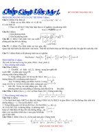 Bộ đề thi thử ĐH môn Toán có đáp án