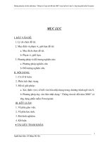 skkn phương pháp dạy văn bản nhật dụng “ thông tin về ngày trái đất năm 2000” có ứng dụng phần mềm powerpoint