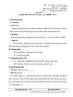 tiết 130 - luyện tập thao tác lập luận bình luận - tiết 1