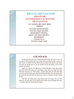 Chuyên đề kết cấu bao che nhà cao tầng