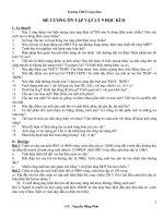 ĐỀ CƯƠNG ÔN TẬP HK II LY 9