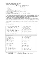 Đề Cương ôn tập học kì 2 toàn diện