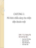 mô hình chiếu sáng cho nhận diện khuôn mặt