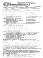 Đề - Ma trận kiểm tra học kì 2