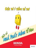 Ý tưởng trẻ thơ_Honda 2013