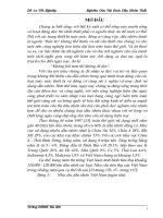 Đồ án Tái sinh dầu nhờn động cơ xăng thành dầu nhờn gốc