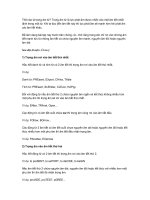 Trọng âm và một số lưu ý