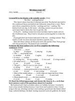 de kiem tra 45 lop8 lan 4