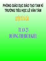 Từ ngữ về muông thú Tuần 23