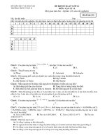 Kiem tra trắc nghiệm vat lý 12 kỳ 2 ( chương 6+7)