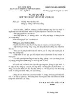 nghi quyet gioi thieu DVUT cho dang