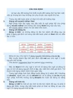 Thể bàng thái cách trong T.A