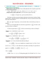 3-NGUYÊN HÀM & TÍCH PHÂN