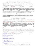 MỘT số bài TOÁN hóa nên đọc TRƯỚC kì THI đại HOC