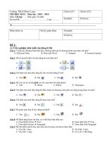 Đề thi hk2 Tin học lớp 6