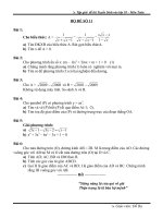 Luyện thi vào lớp 10_ Bộ đề số 11