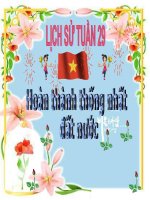 Hoan thanh thong nhat dat nuoc.ppt