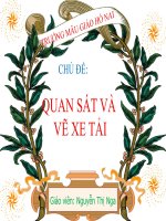 QUAN SÁT VÀ VẼ XE TẢI