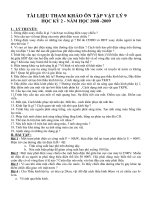 Bộ de cuong on tap vat li 9 ki 2