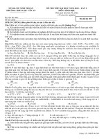 ĐỀ THI THỬ ĐẠI HỌC CHU VĂN AN NINH THUAN MÃ ĐỀ 209