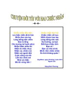 Chuyện đời TÔI với hai chiếc nhẫn