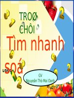 Trò chơi: Tìm nhanh số ( số 8)