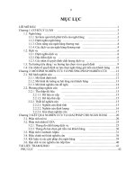 Nghiên cứu quyết định lựa chọn ngân hàng giao dịch gửi tiền của khách hàng cá nhân trên địa bàn thành phố Đà Nẵng