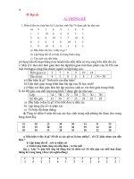 Bài ôn tập toán HKII