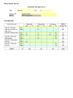 ĐỀ KIỂM TRA HÓA 9 HKII