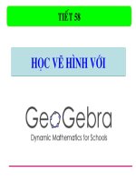 hoc ve hinh voi geogebra