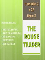tiểu luận thị trường tài chính the rouge trader