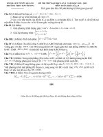 Đề thi thử ĐH 2013