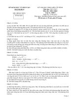 Đề thi HSG lớp 12 Thanh hóa