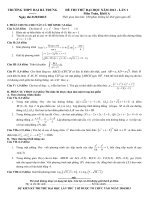 Đề thi thử Toán ĐH 2013 - lần 1