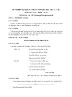 ĐỀ THI THỬ ĐH LẦN II (2012 - 2013)