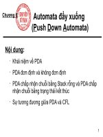 tài liệu phần automata đẩy xuống
