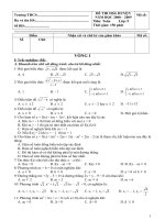 đề thi HSG môn Toán 9- dap an