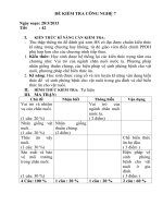 MA TRAN VA DE KIEM TRA CONG NGHE HK II