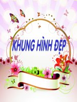KHUNG NỀN ĐẸP