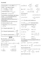 Ôn tập số phức