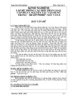 Sáng kiến kinh nghiệm: Cách đặt câu hỏi bài Hai cây phong