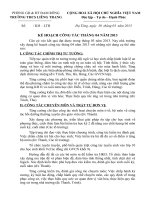 Kế hoạch công tác tháng 04 năm 2013