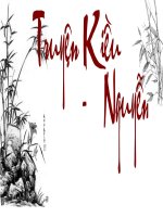 Bai Toán Tóm tắt Truyện Kiêu