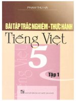 bài tập trắc nghiệm - thực hành tiếng việt 5. tập 1